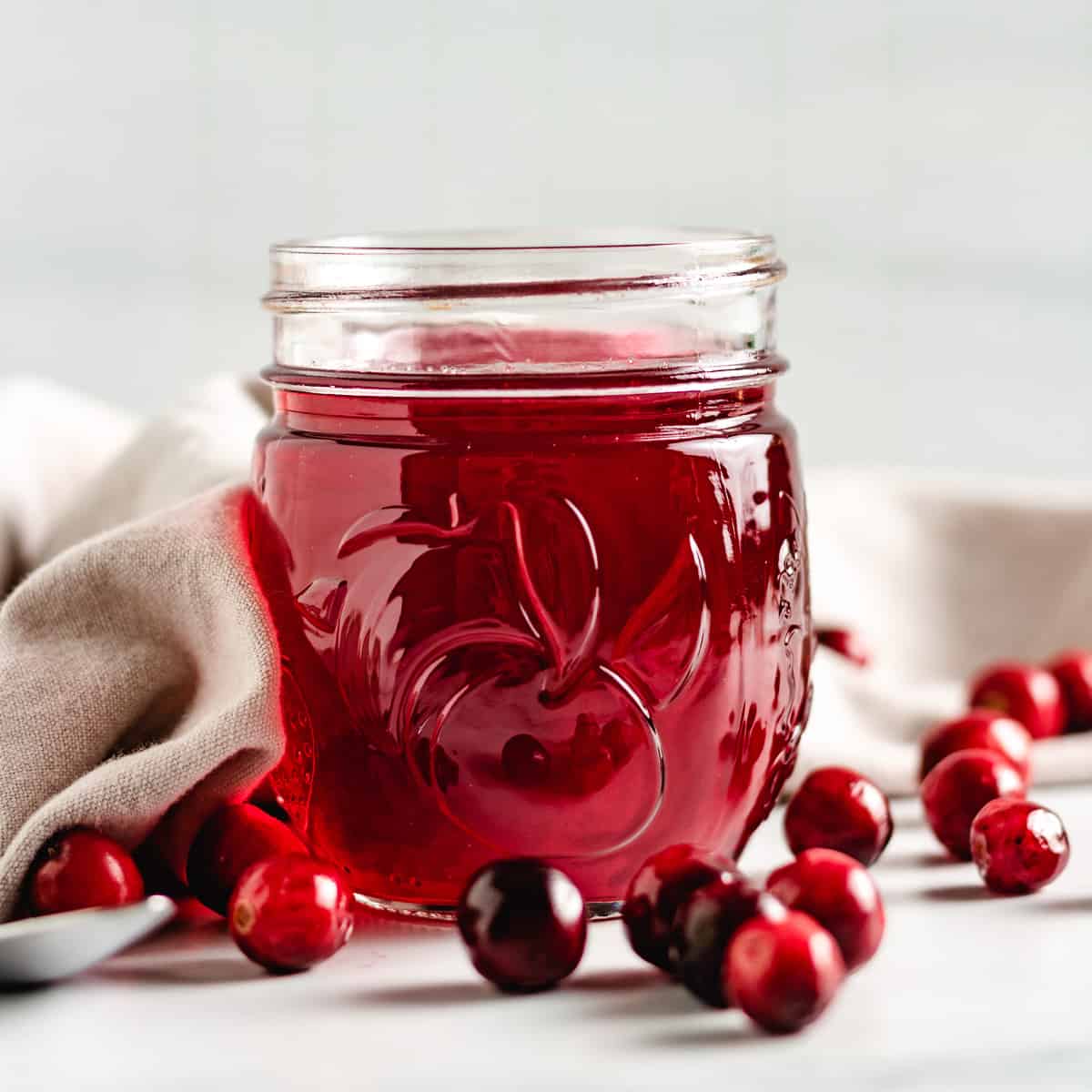 Cranberry simple syrup