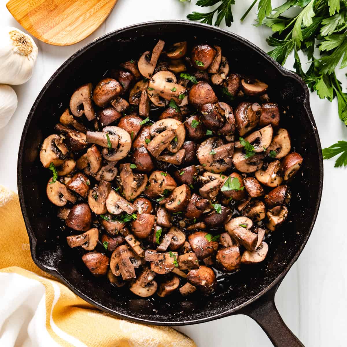 Sautéed mushrooms