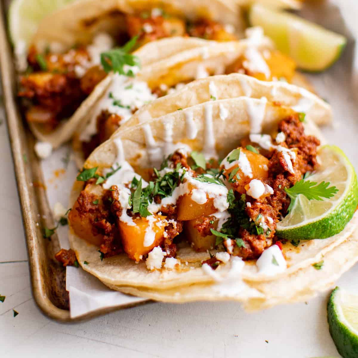 Chorizo tacos