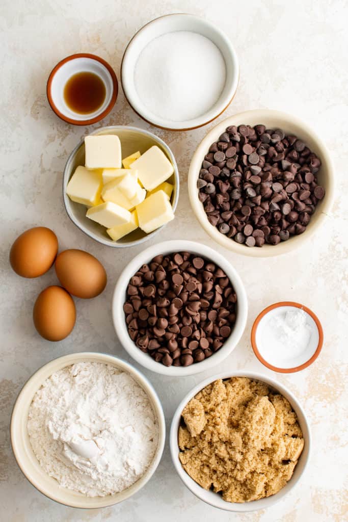 Ingredients needed for congo bars.