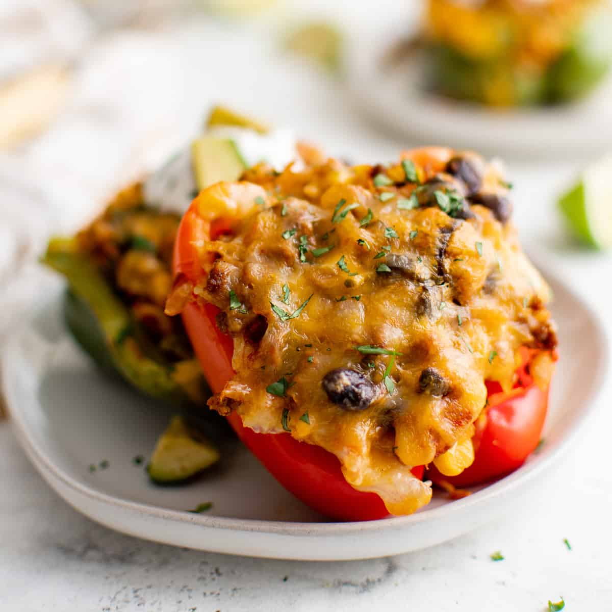 Taco stuffed peppers