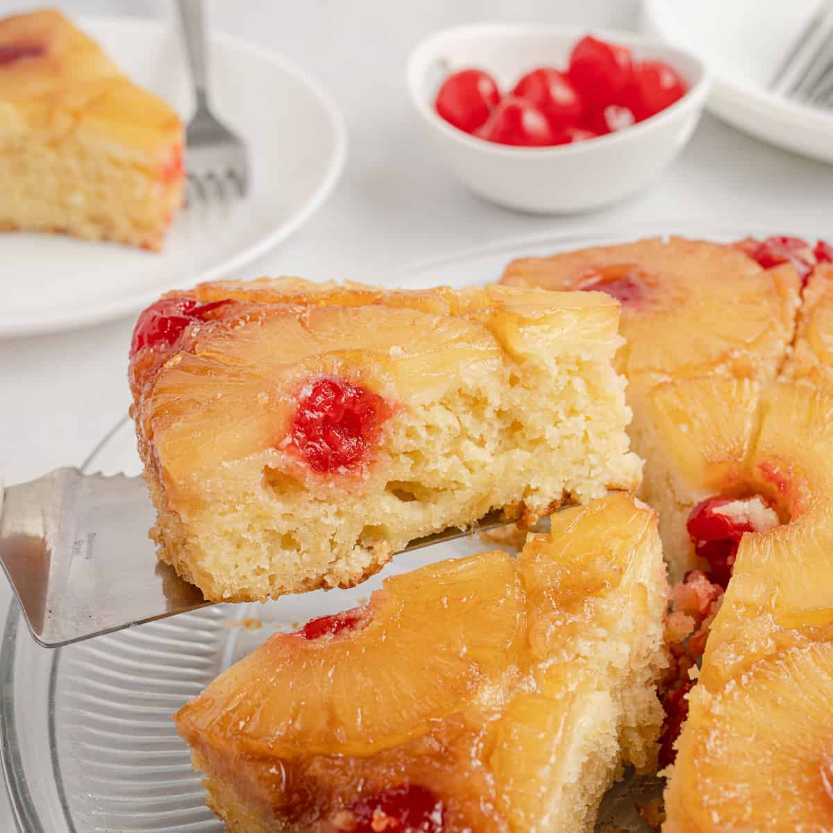 Pineapple upside down cake