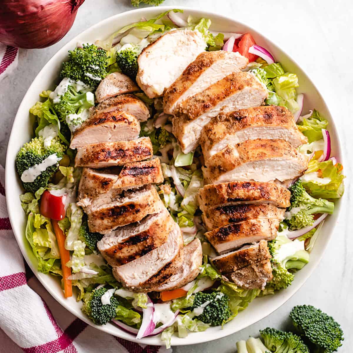 Grilled chicken salad