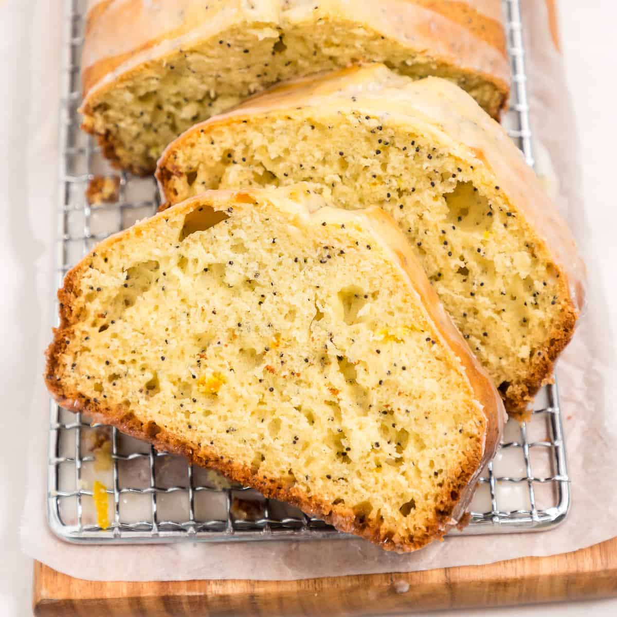 Lemon poppy seed bread