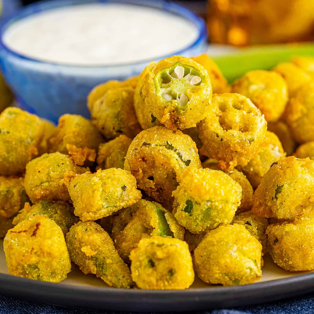 Fried okra