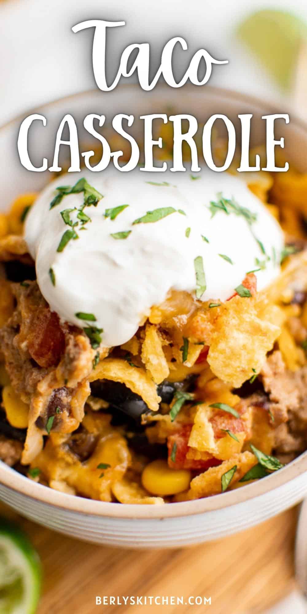 Taco Casserole (with Corn Chips)