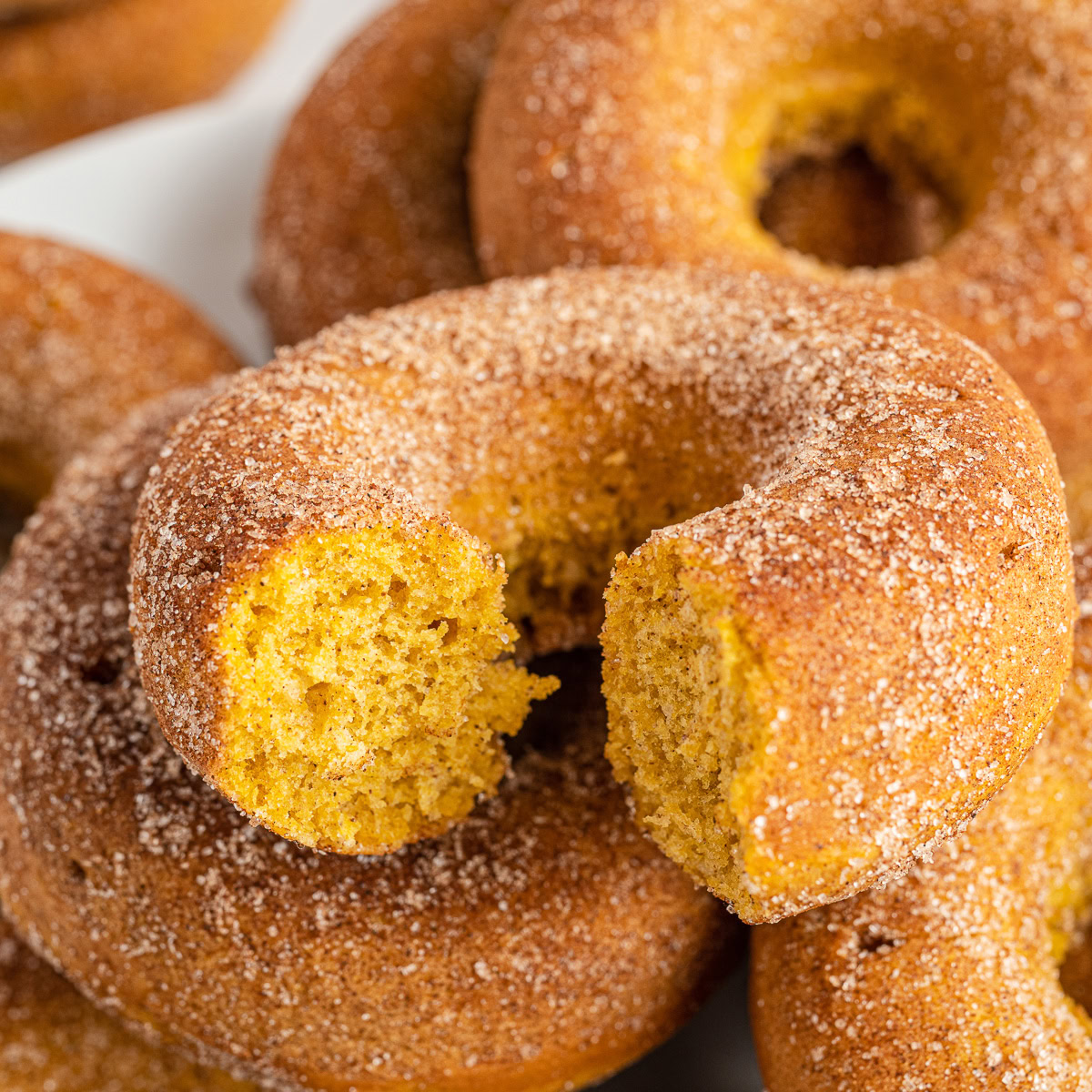 Pumpkin donuts