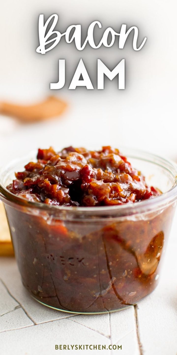 Jar of bacon flavored jam.