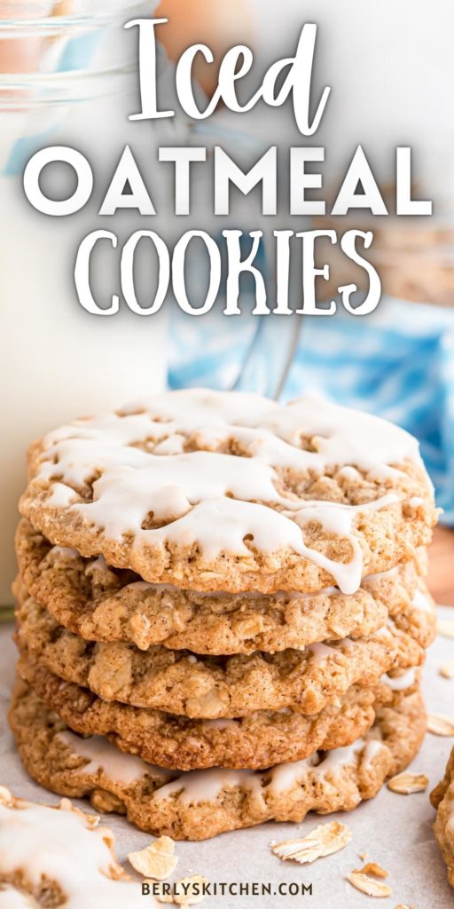 Iced Oatmeal Cookies