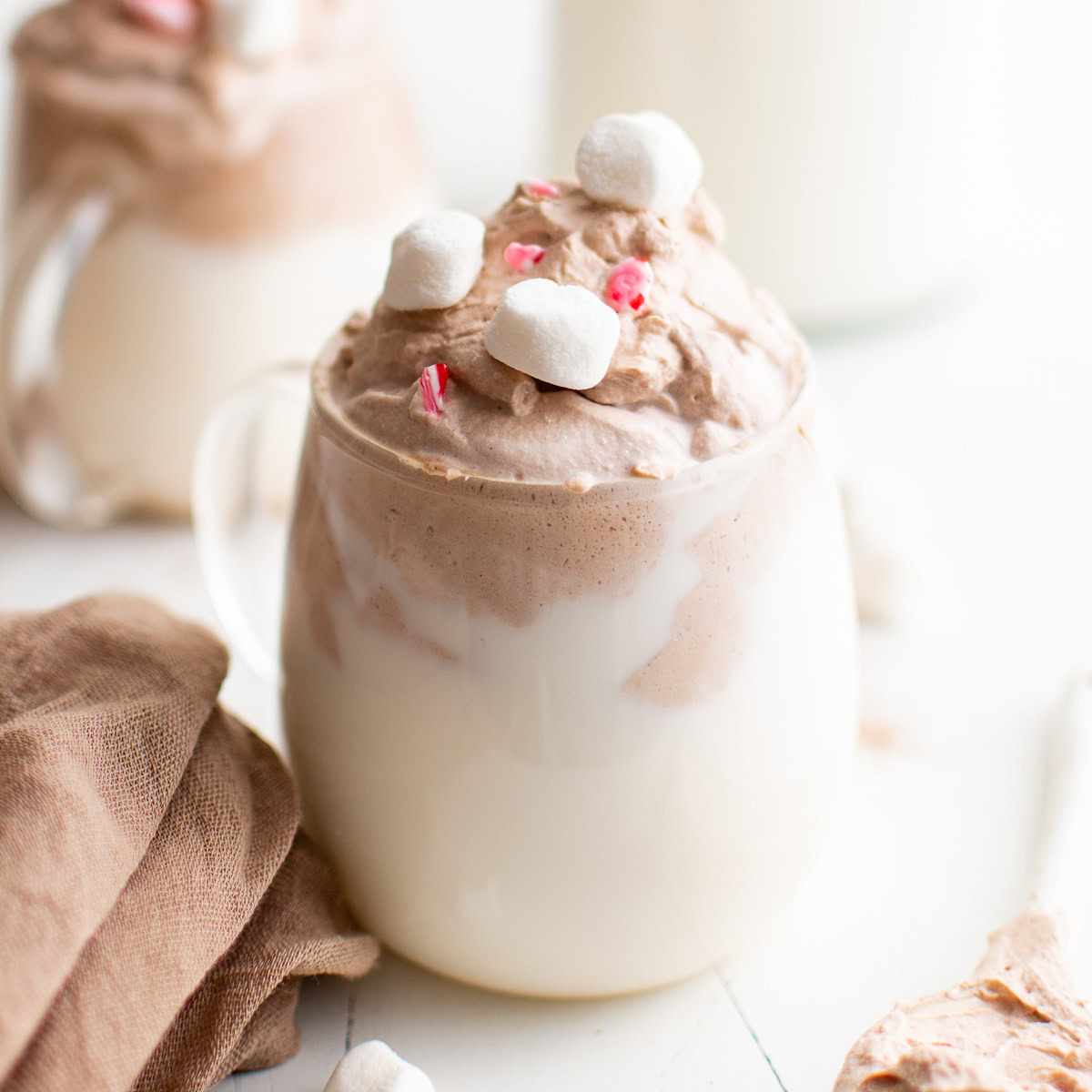 Whipped hot chocolate