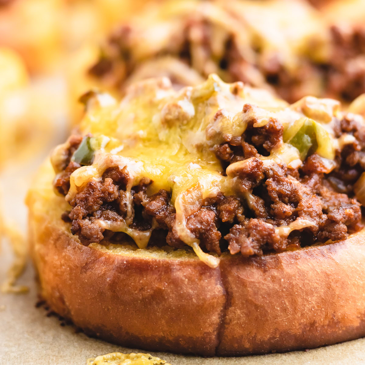 Texas toast sloppy joes