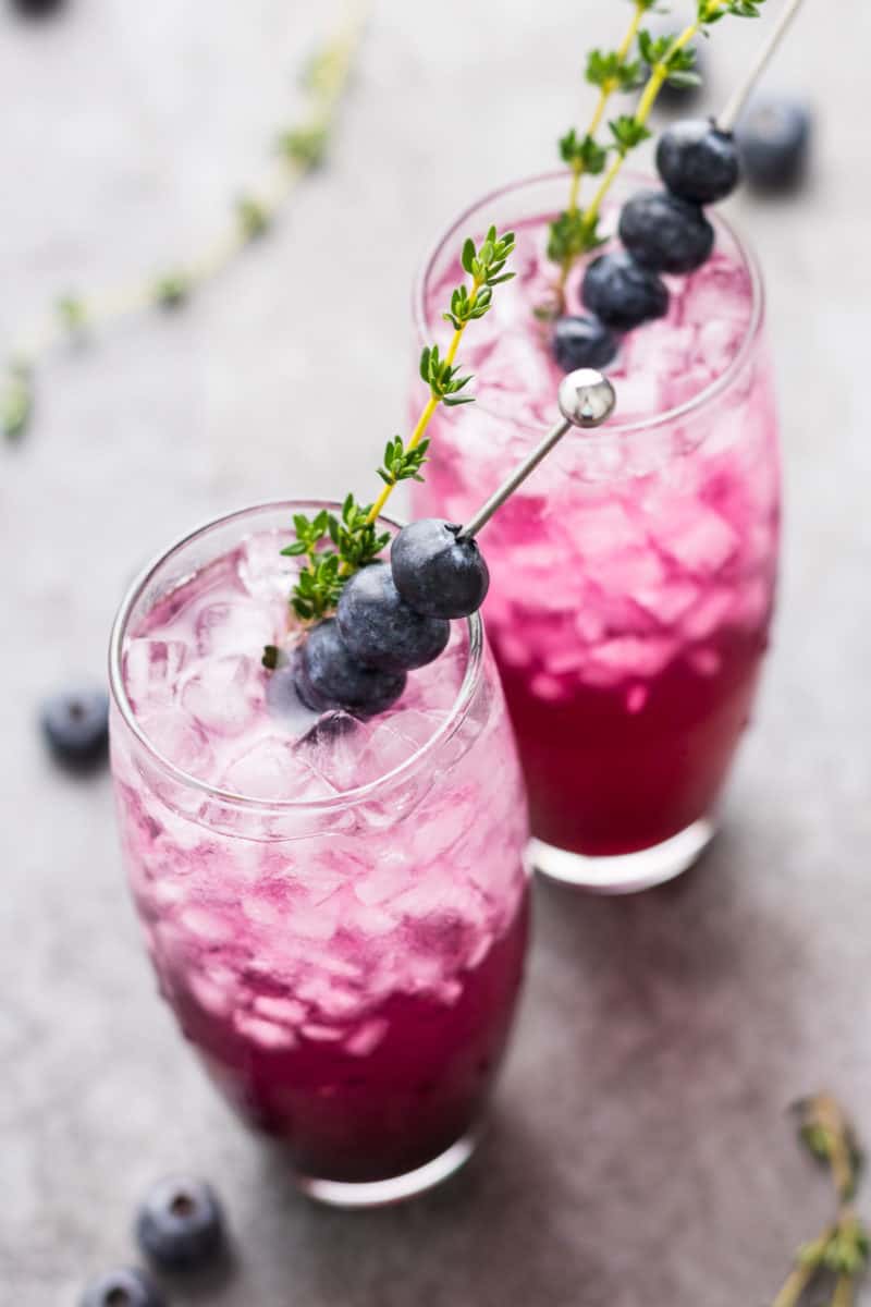Blueberry Gin Cocktail
