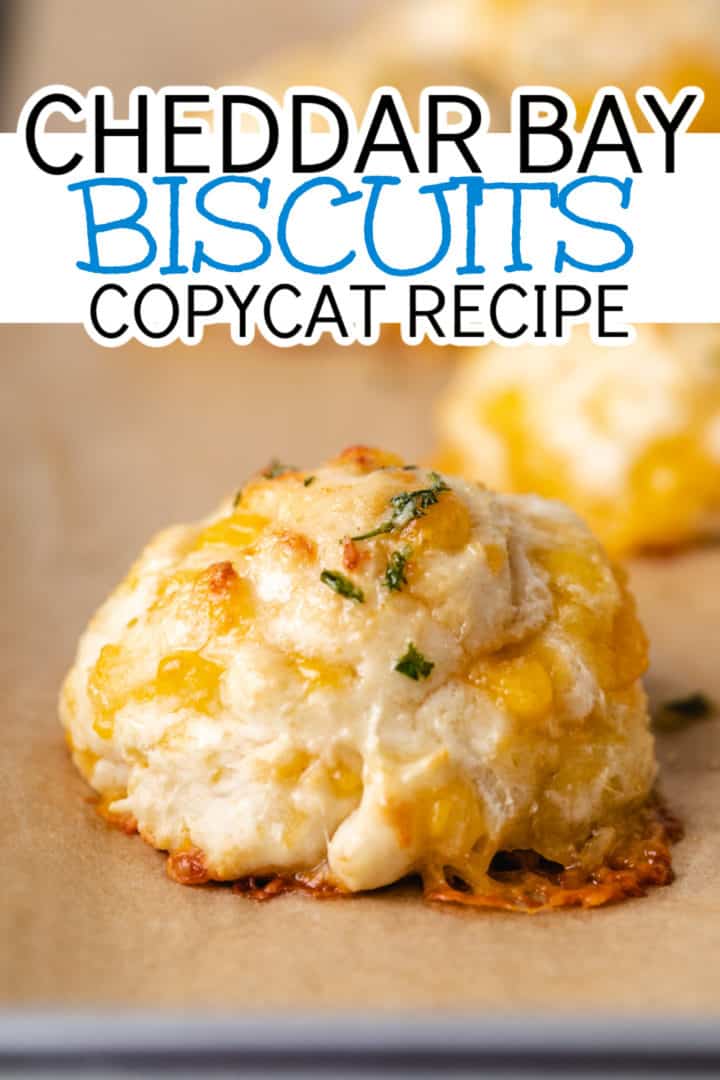 Cheese biscuit with garlic butter.