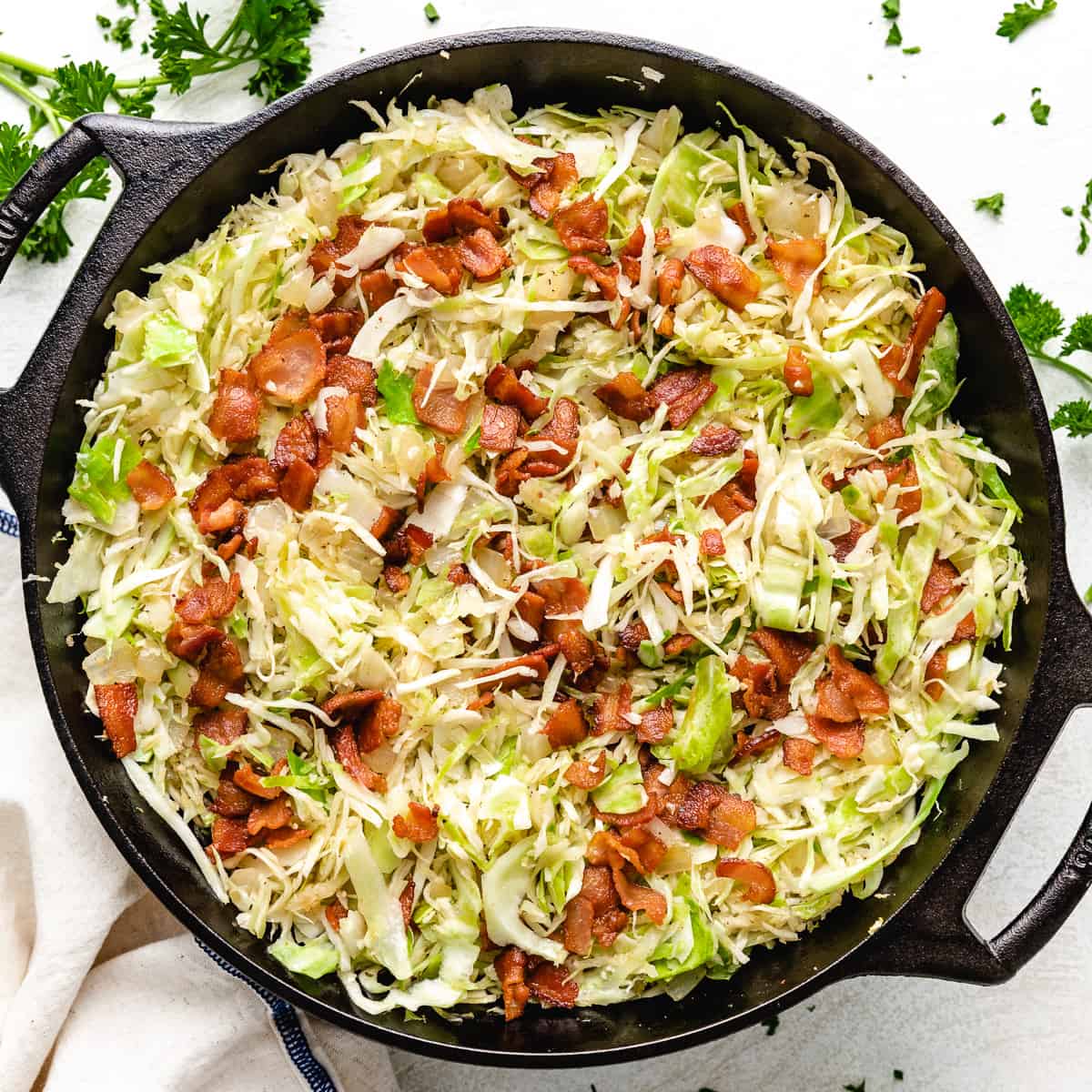 Southern fried cabbage