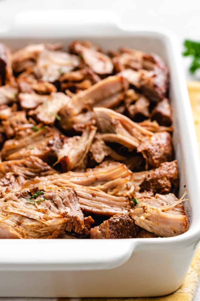 Seasoned slow cooker country style ribs.