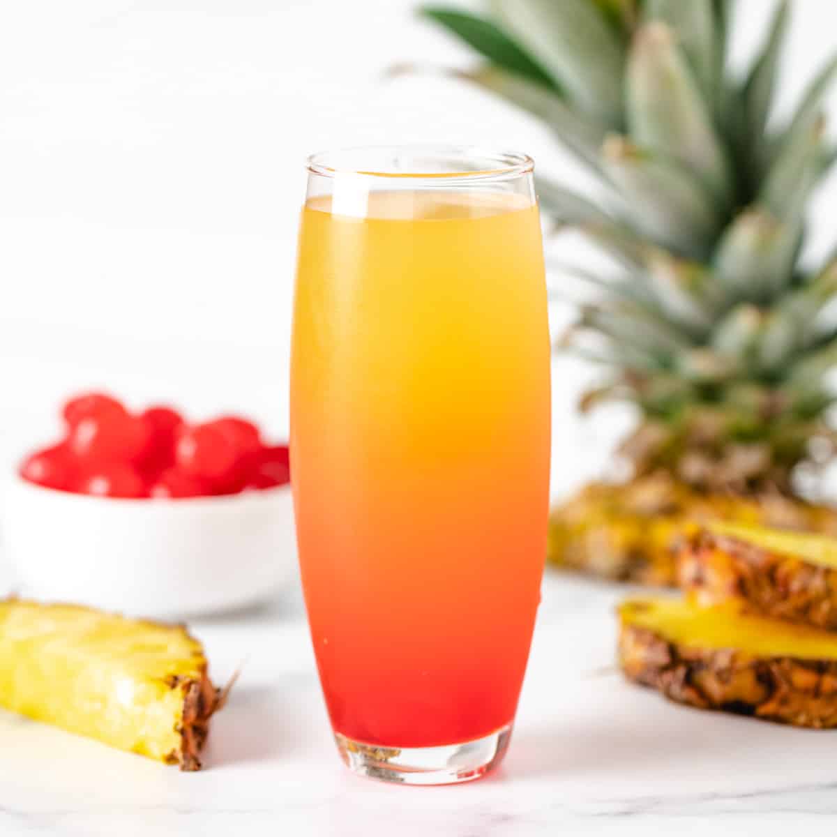 Pineapple upside down cake drink