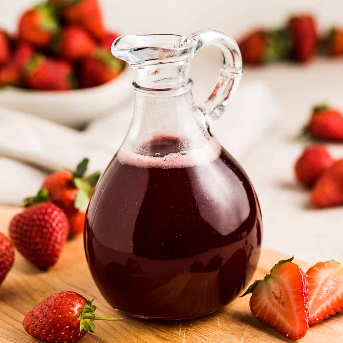 Strawberry simple syrup