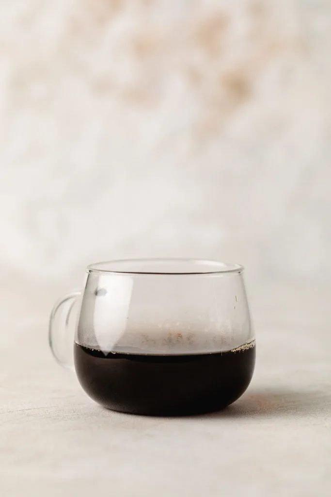 Coffee in a mug.