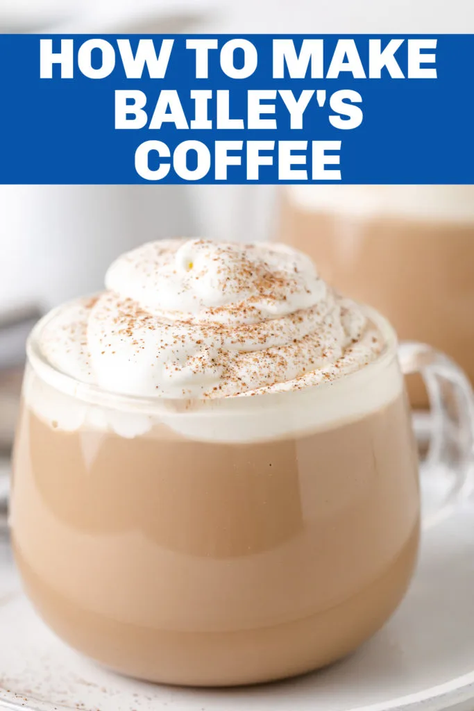 Coffee topped with whipped cream.
