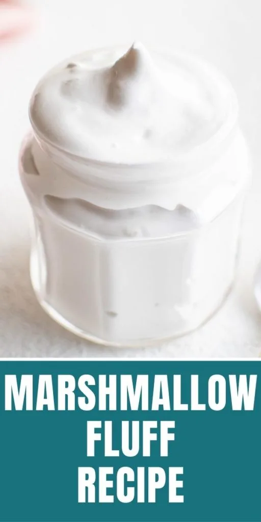 Jar of marshmallow fluff.