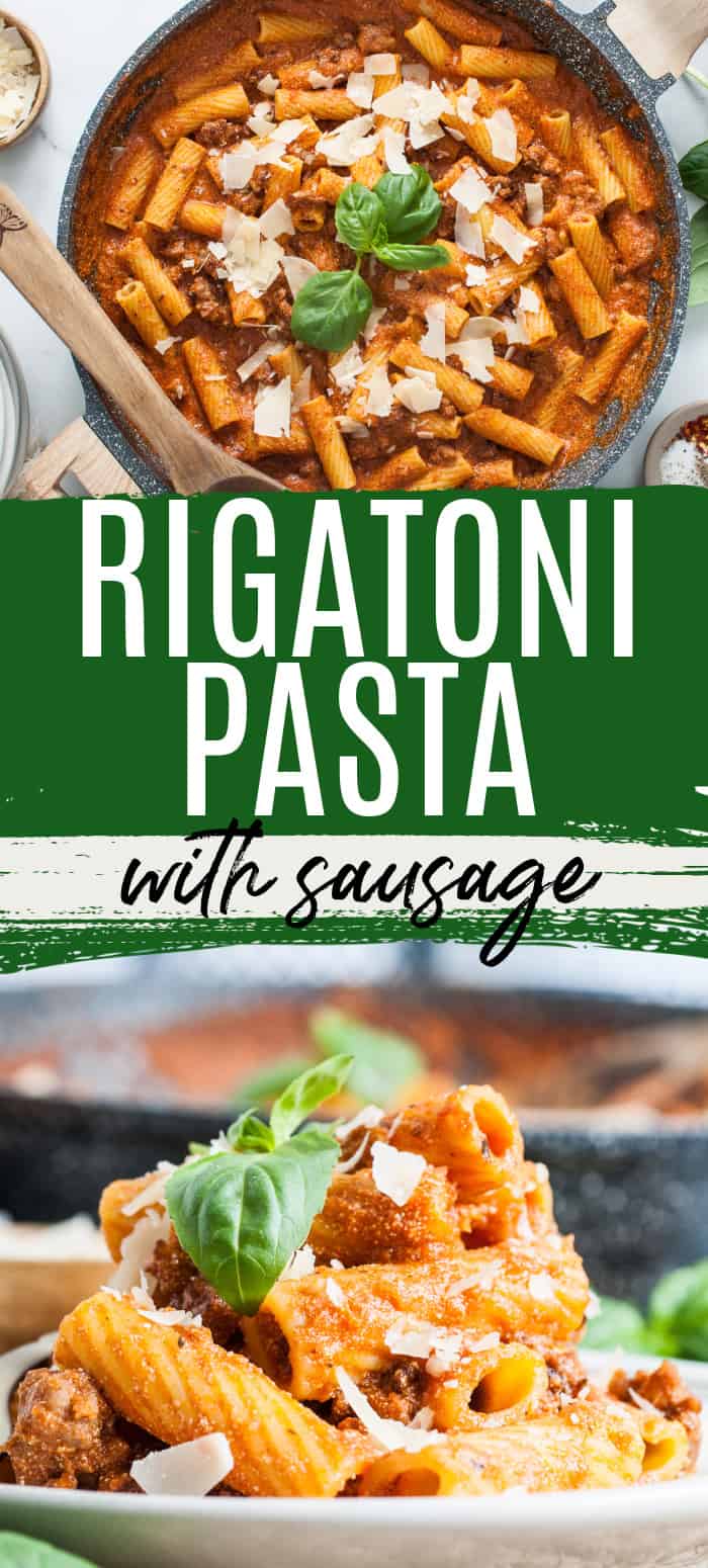 Rigatoni Pasta with Cottage Cheese