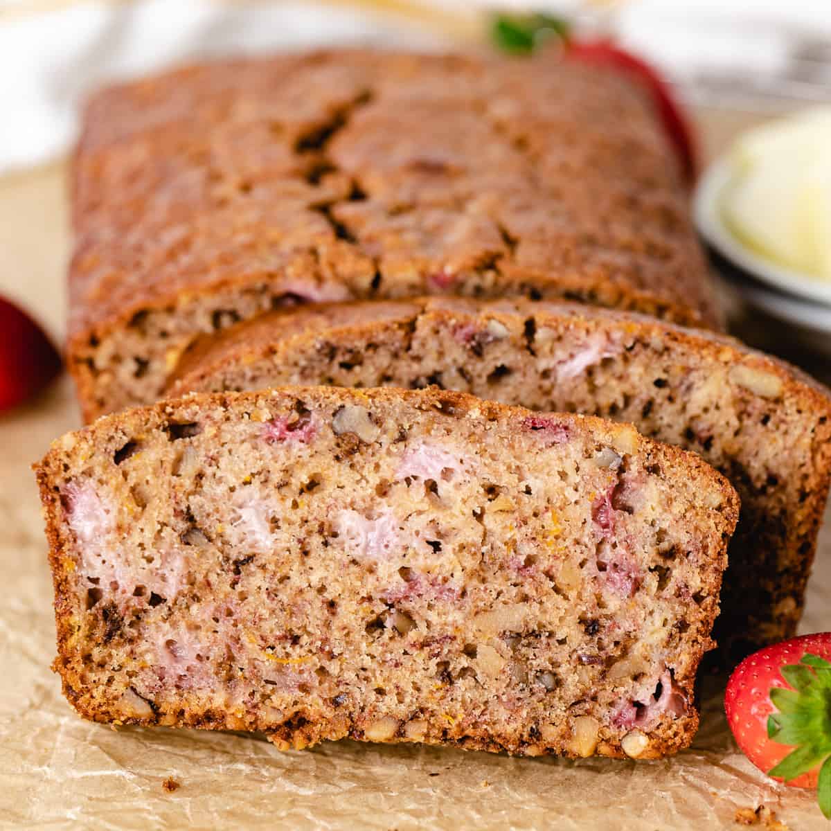 Strawberry nut bread recipe