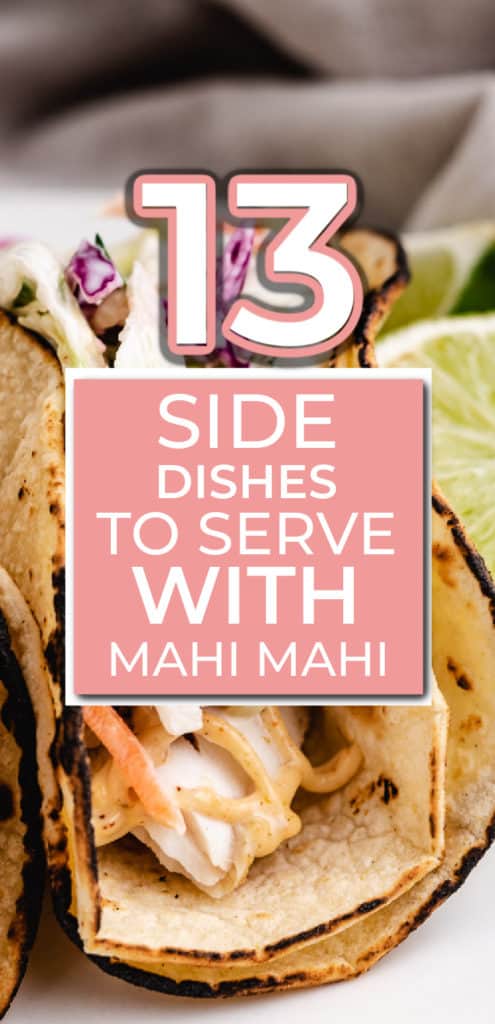 Mahi Mahi tacos with fish taco sauce.