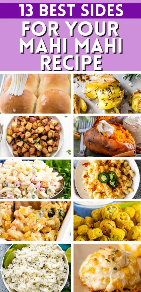 Collage of side dish recipe photos.