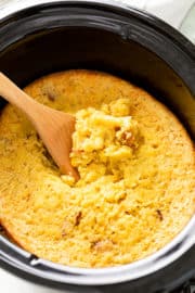 Crock Pot Corn Casserole with Bacon (Easy Recipe)