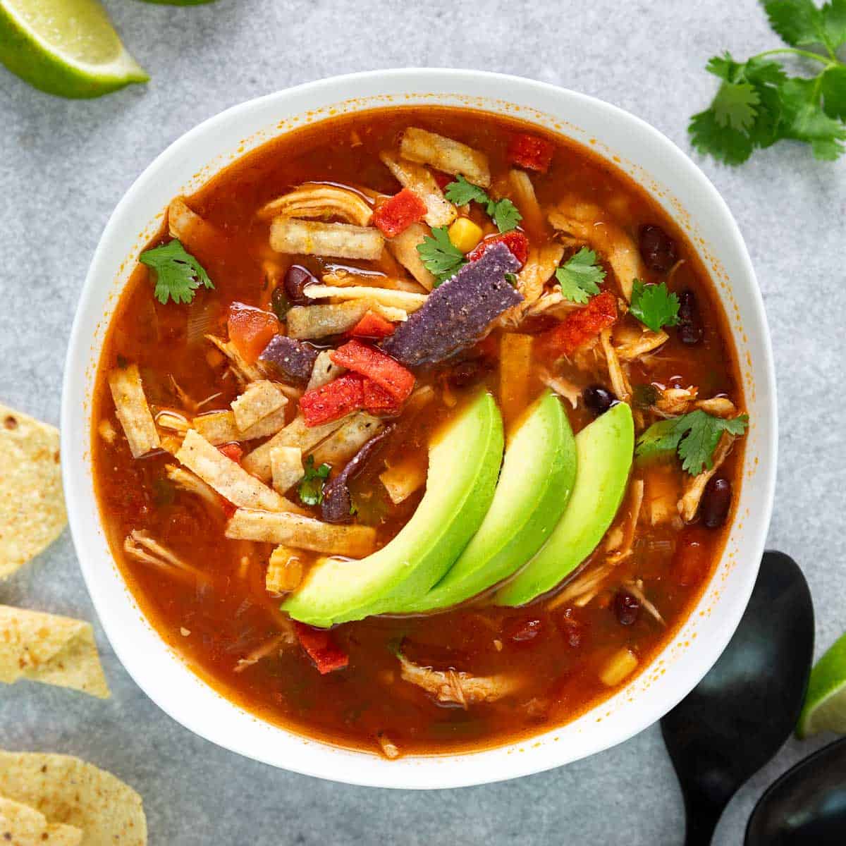 Chicken tortilla soup