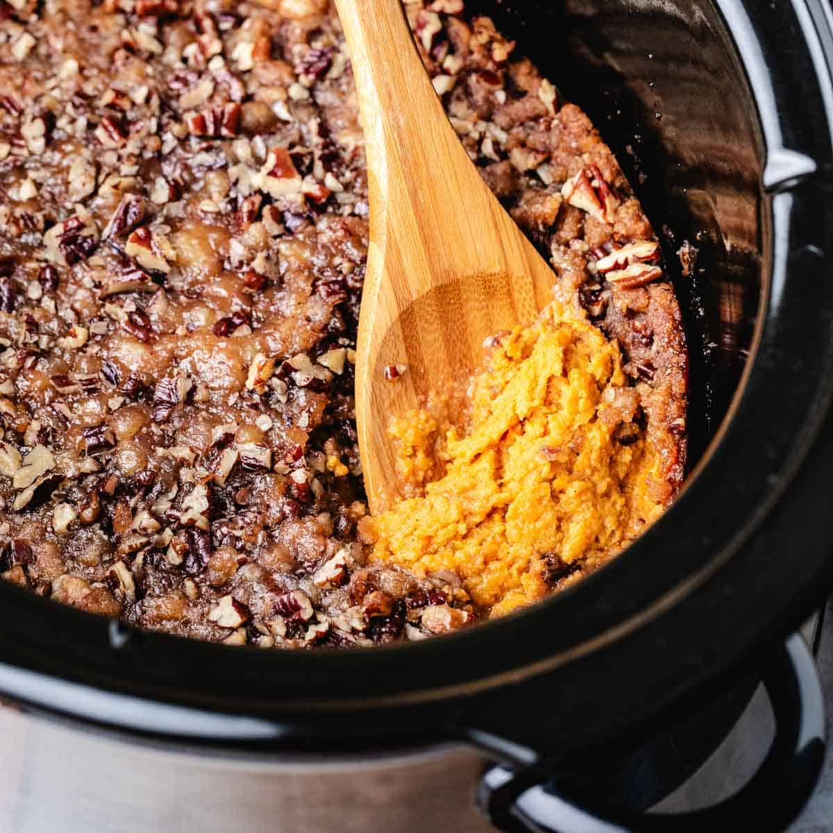 Crock pot sweet potato casserole