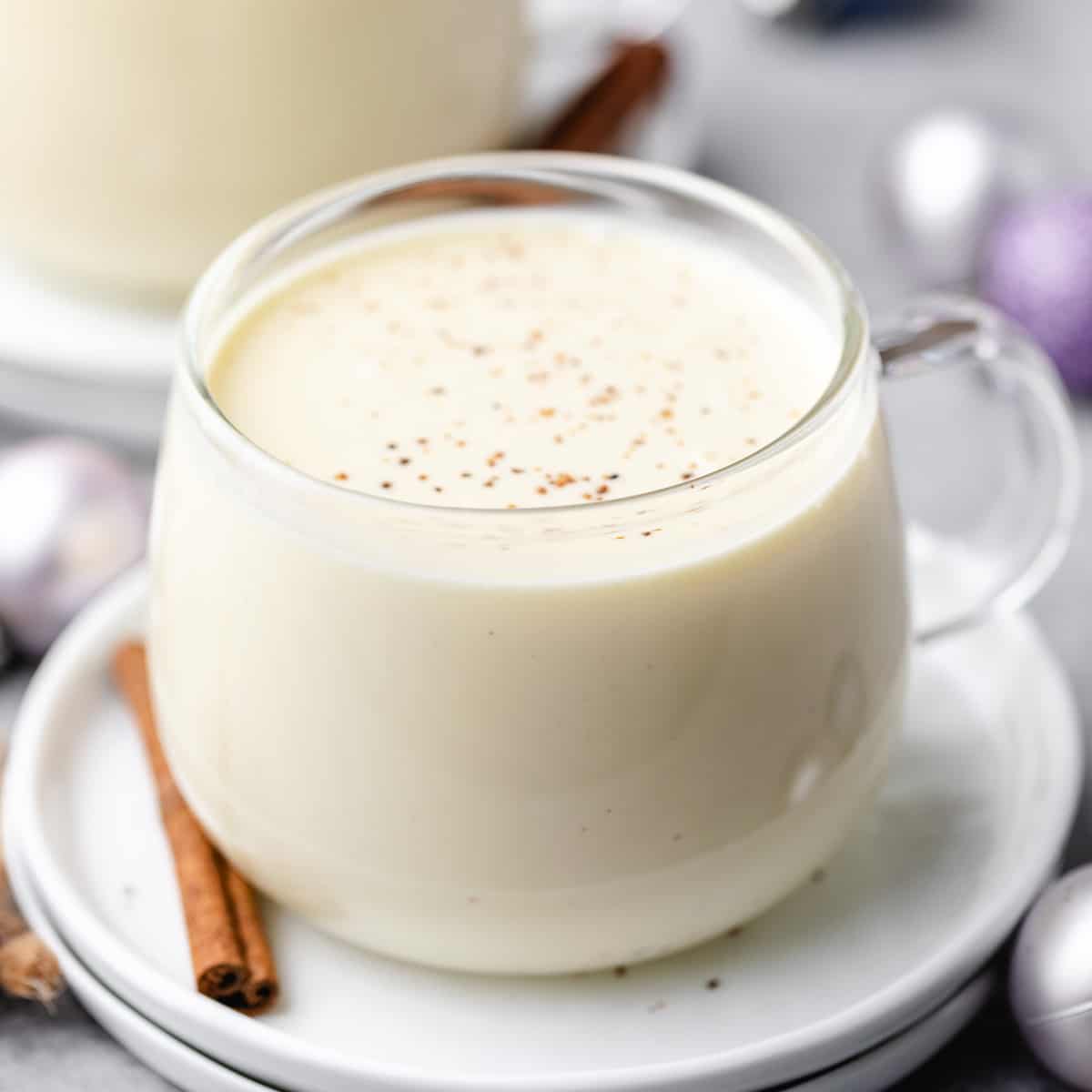 Homemade eggnog