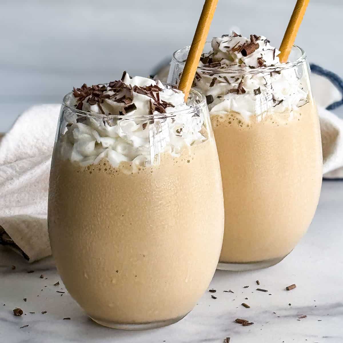 Brandy alexander coffee milkshake