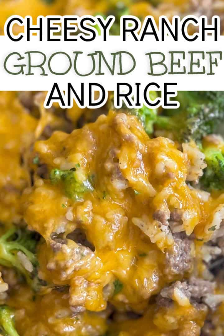 Cheesy Ranch Ground Beef And Rice Recipe
