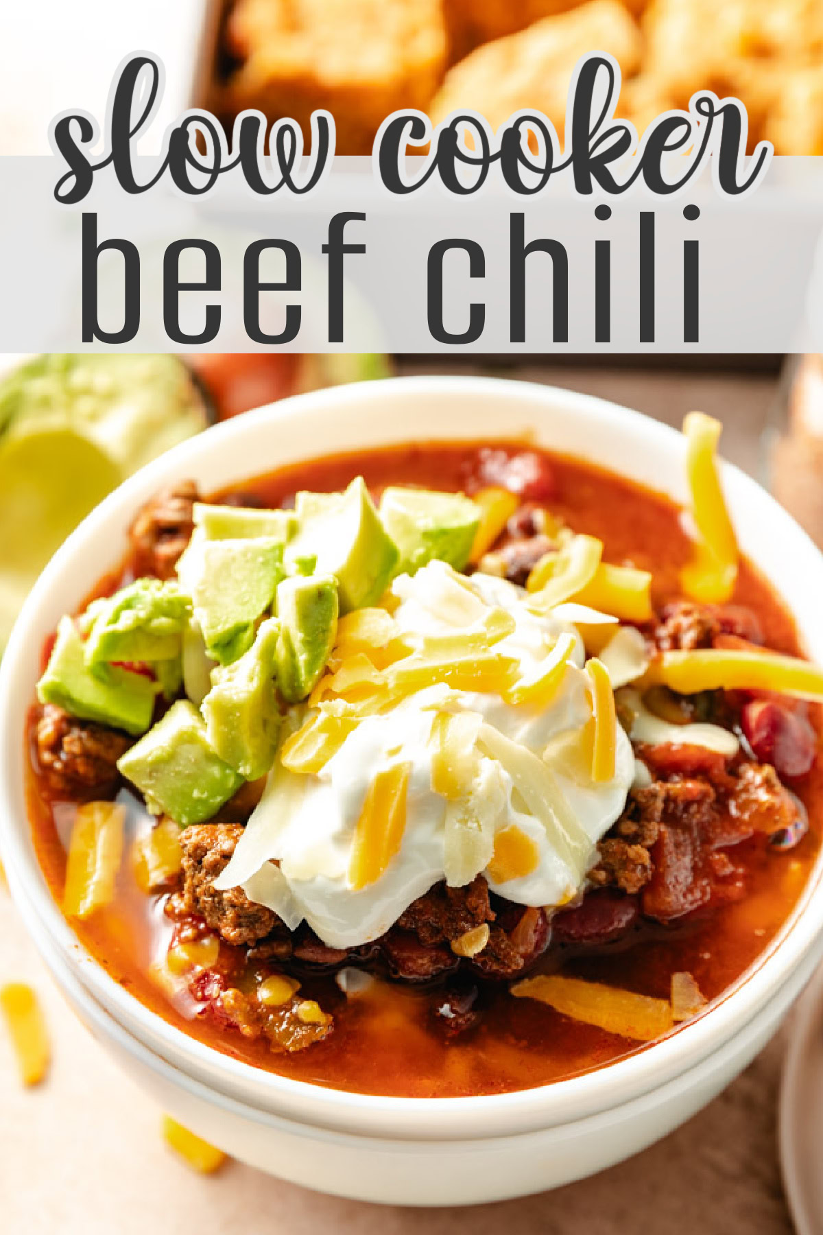 Easy Slow Cooker Chili