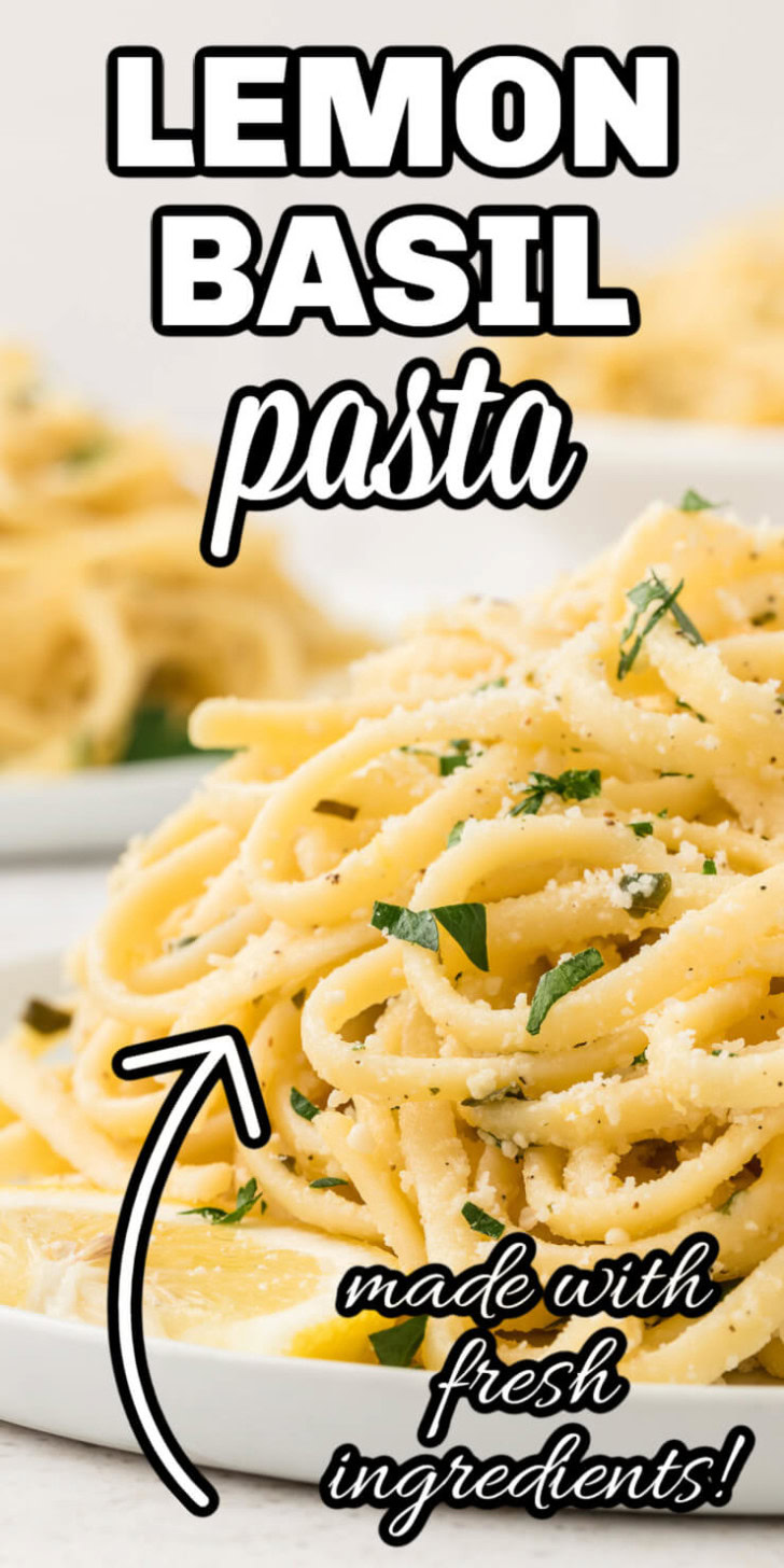 Side view of pasta piled onto a plate.