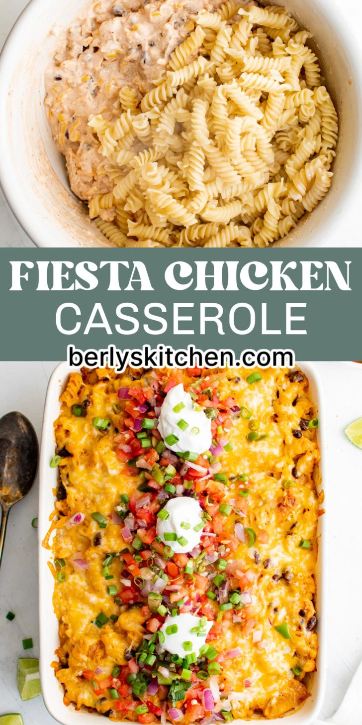 Fiesta chicken casserole recipe.