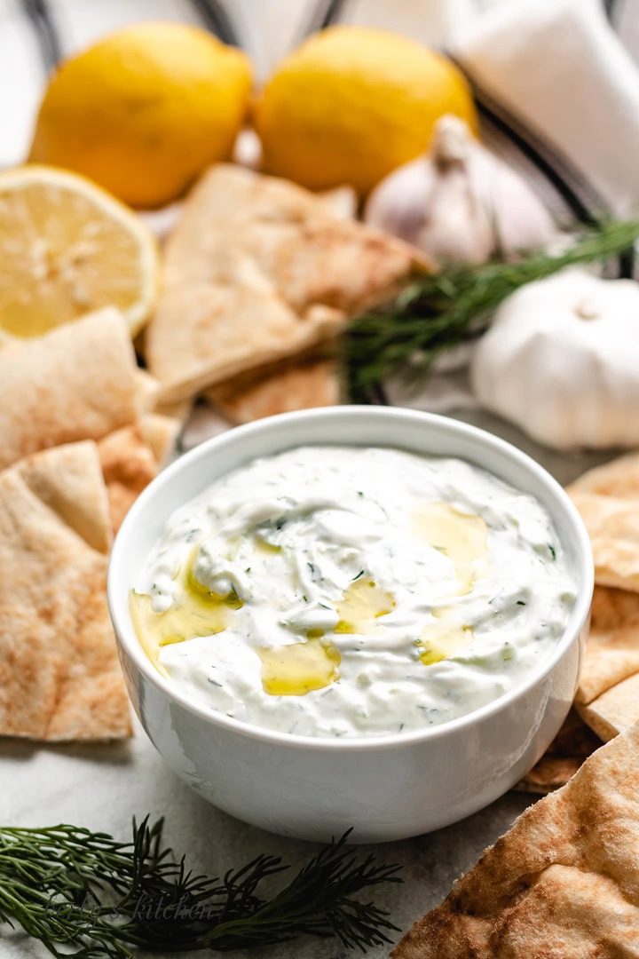 greek sour cream dressing Tzatziki Sauce With Sour Cream