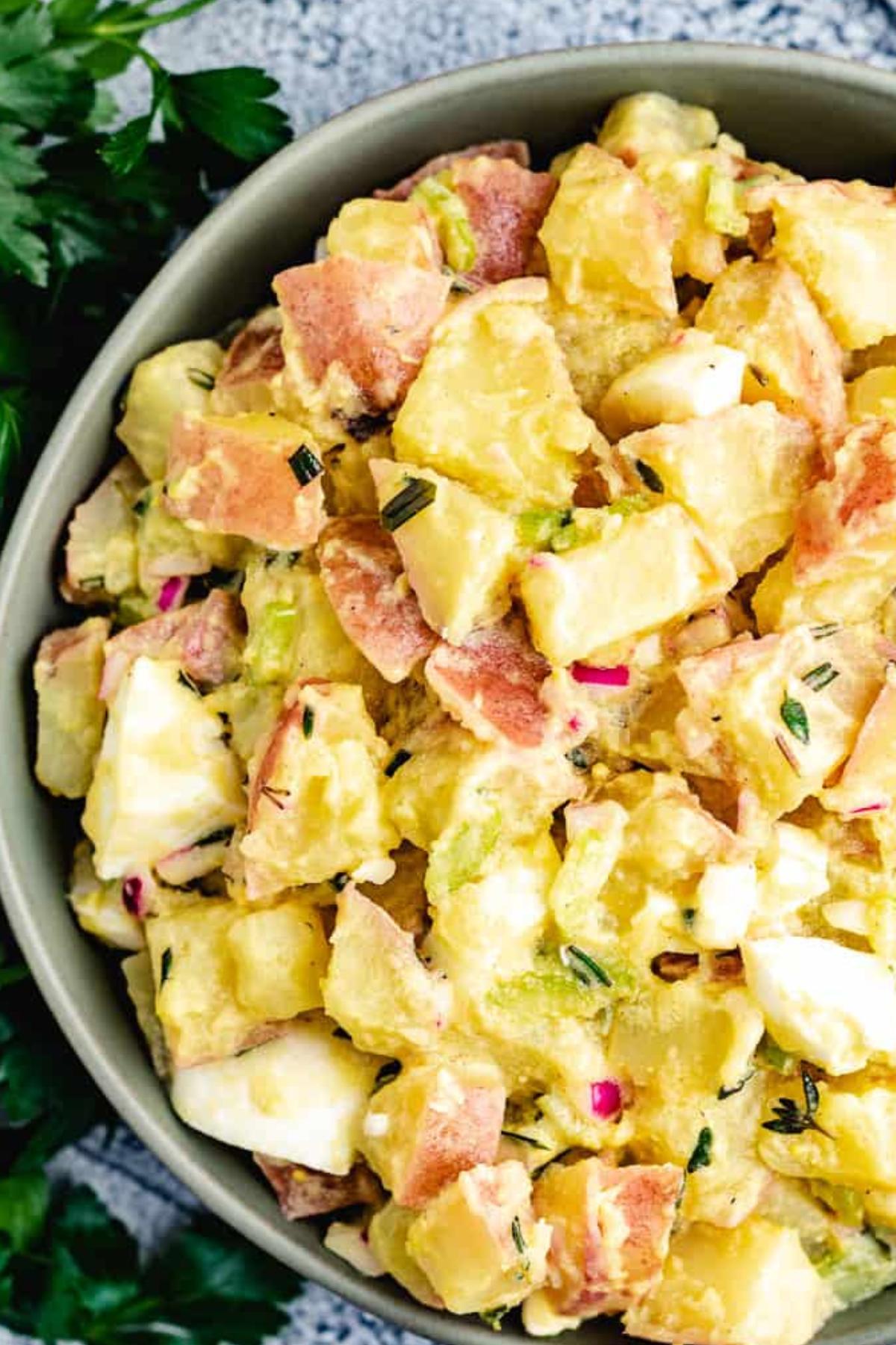 red potato salad with vinaigrette dressing Red Potato Salad Recipe