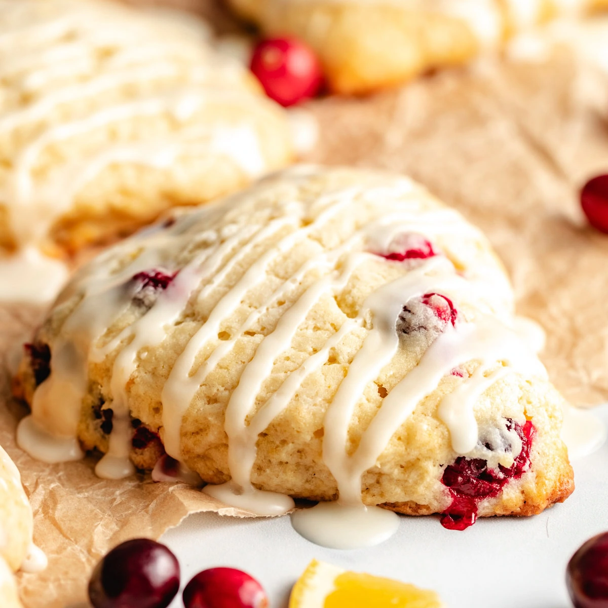 Cranberry Orange Scones
