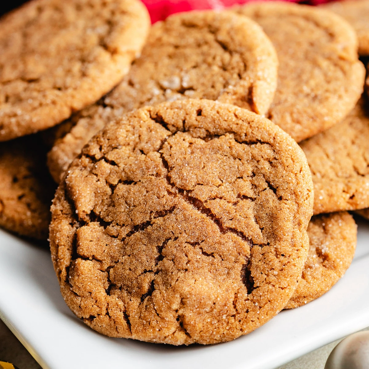 Soft and Chewy Ginger Cookies