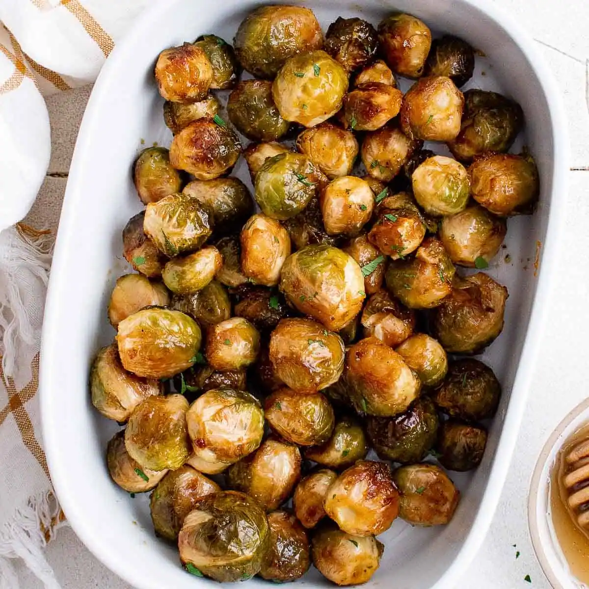 Honey Sriracha Brussels Sprouts