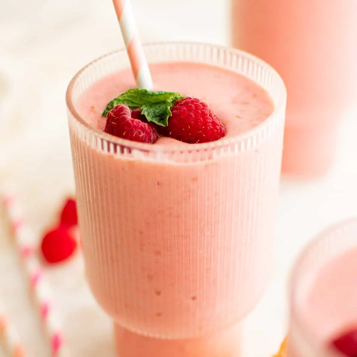 Peach Raspberry Smoothie