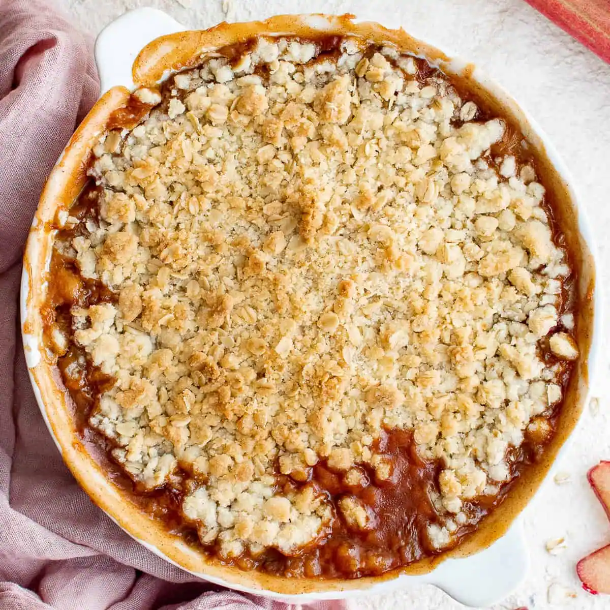 Rhubarb Crisp