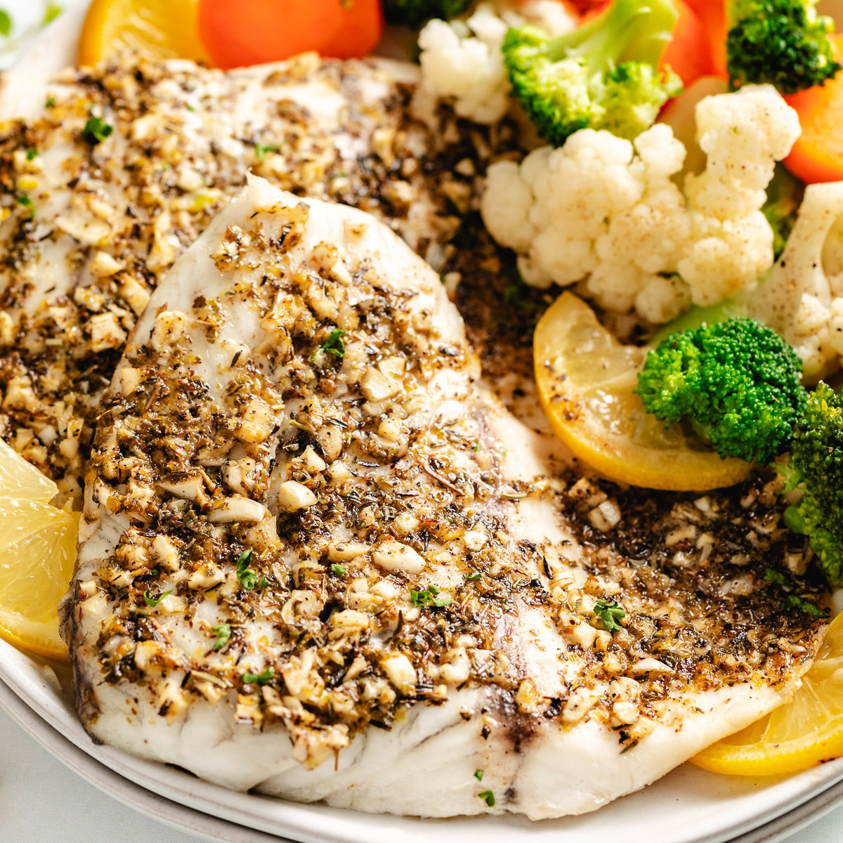 Lemon Garlic Barramundi