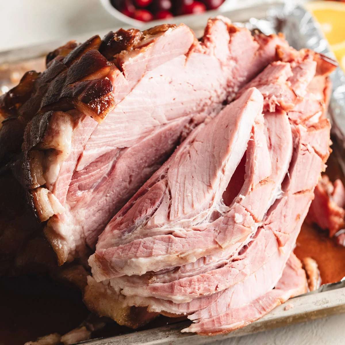 Maple Brown Sugar Glazed Ham