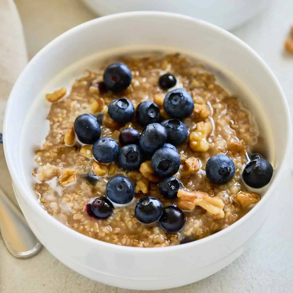 Blueberry Steel Cut Oats