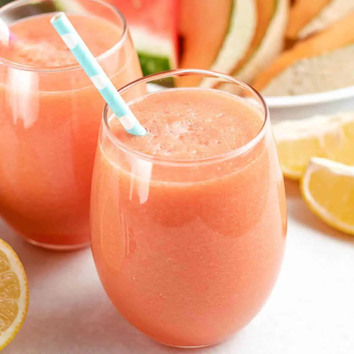 Watermelon Cantaloupe Juice
