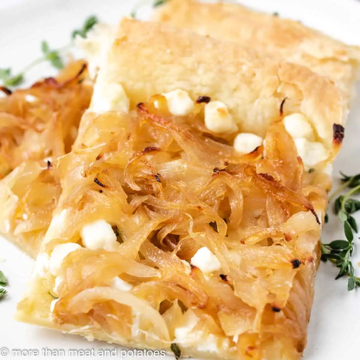 Caramelized Onion and Goat Cheese Tart