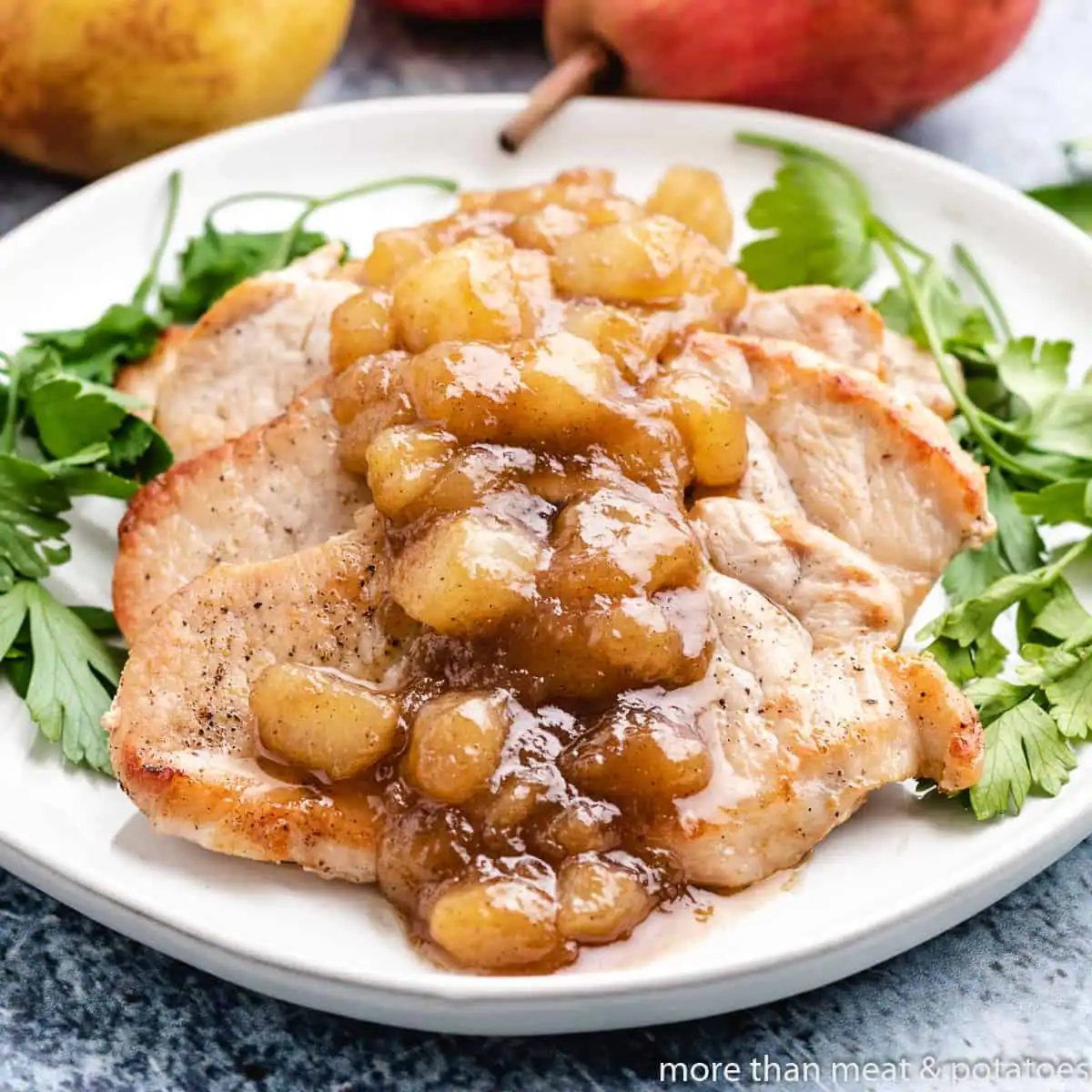 Pork Chops with Pears